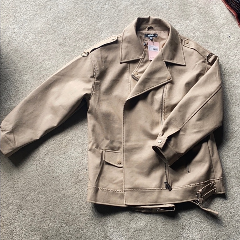 LONGLINE VINTAGE BIKER JACKET